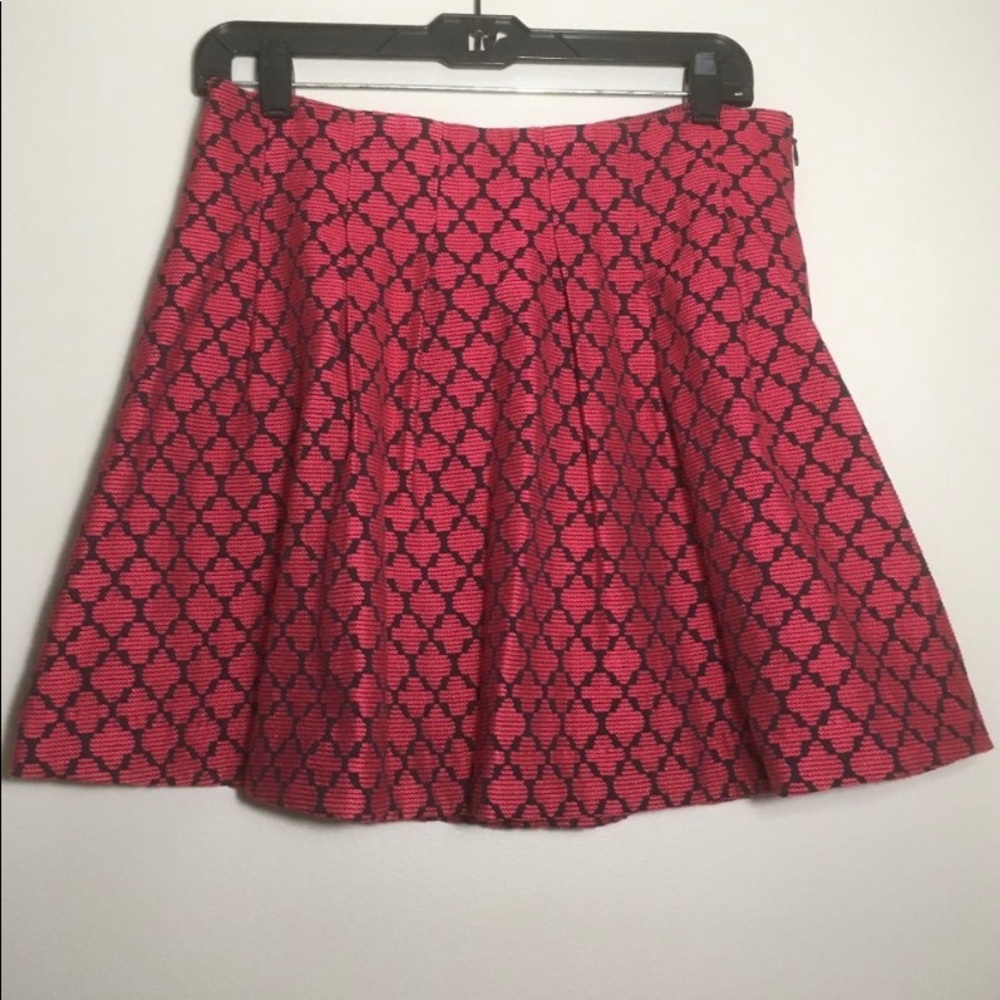 Banana Republic Red Skater Skirt Size 2